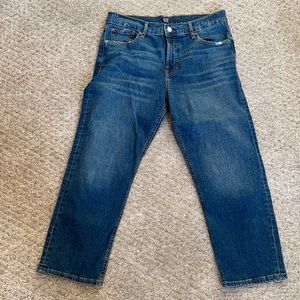 Gap high waisted straight lag jeans